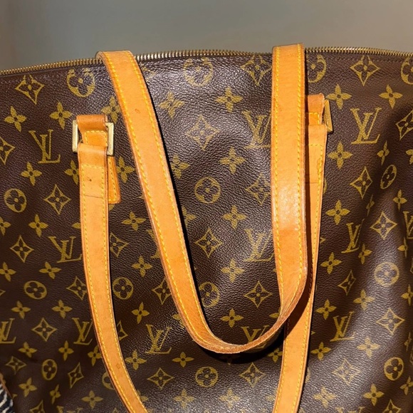 Louis Vuitton Brown Monogram Cabas Mezzo - Picture 1 of 11